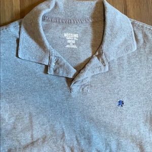 Men’s polo shirt, gray